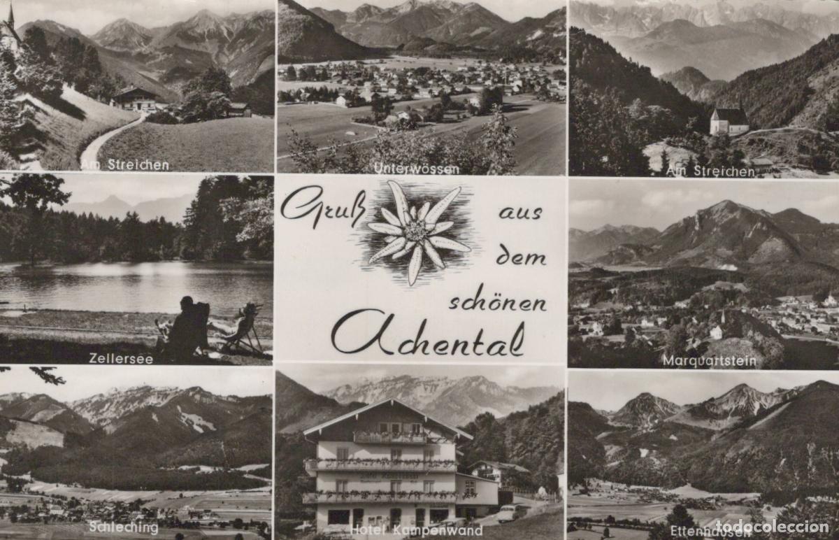 Cartes Postales: Germany Achental Multi View Streichen Unterw&ouml;ssen Zellersee *YAY779