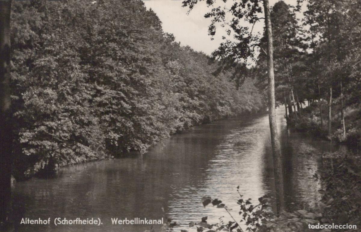 Cartes Postales: Germany Altenhof Schorfheide Werbellinkanal River Landscape 1950s *YAY885
