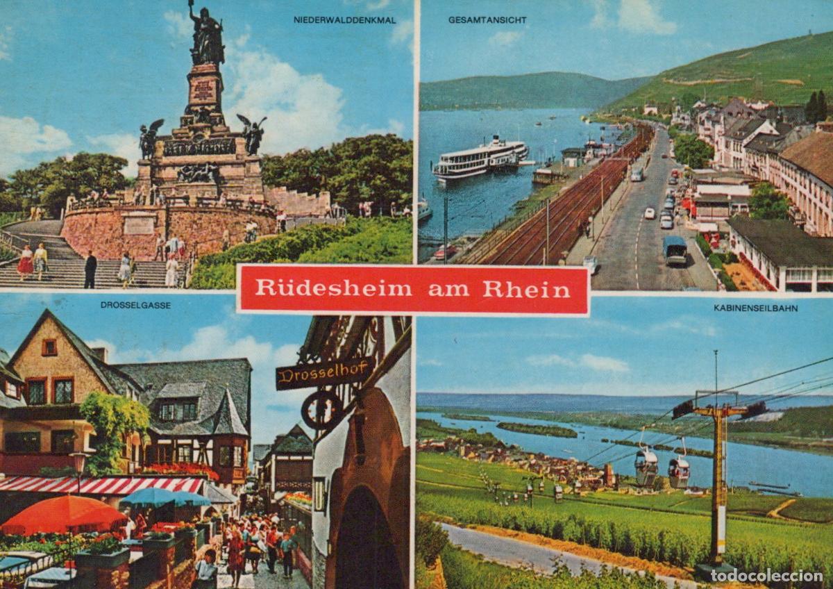 Cartes Postales: Germany R&uuml;desheim am Rhein Niederwalddenkmal Drosselgasse *YAY656
