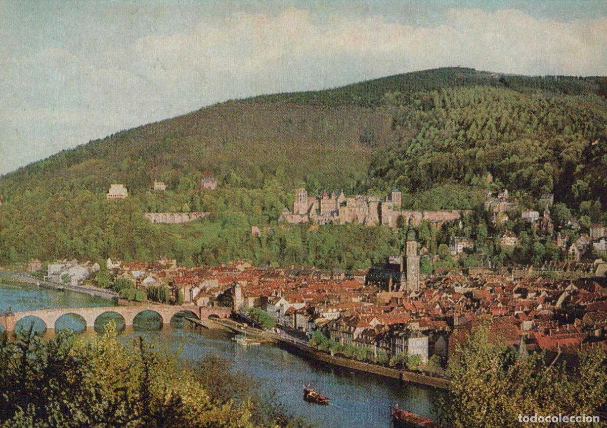 Postkarten: Germany Heidelberg Old Castle and Neckar River With Bridge City View *YAY582