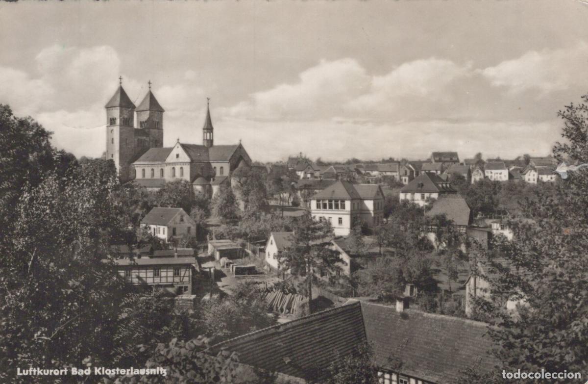 Postcards: Germany Bad Klosterlausnitz Panoramic View With Monastery Church *YAY864