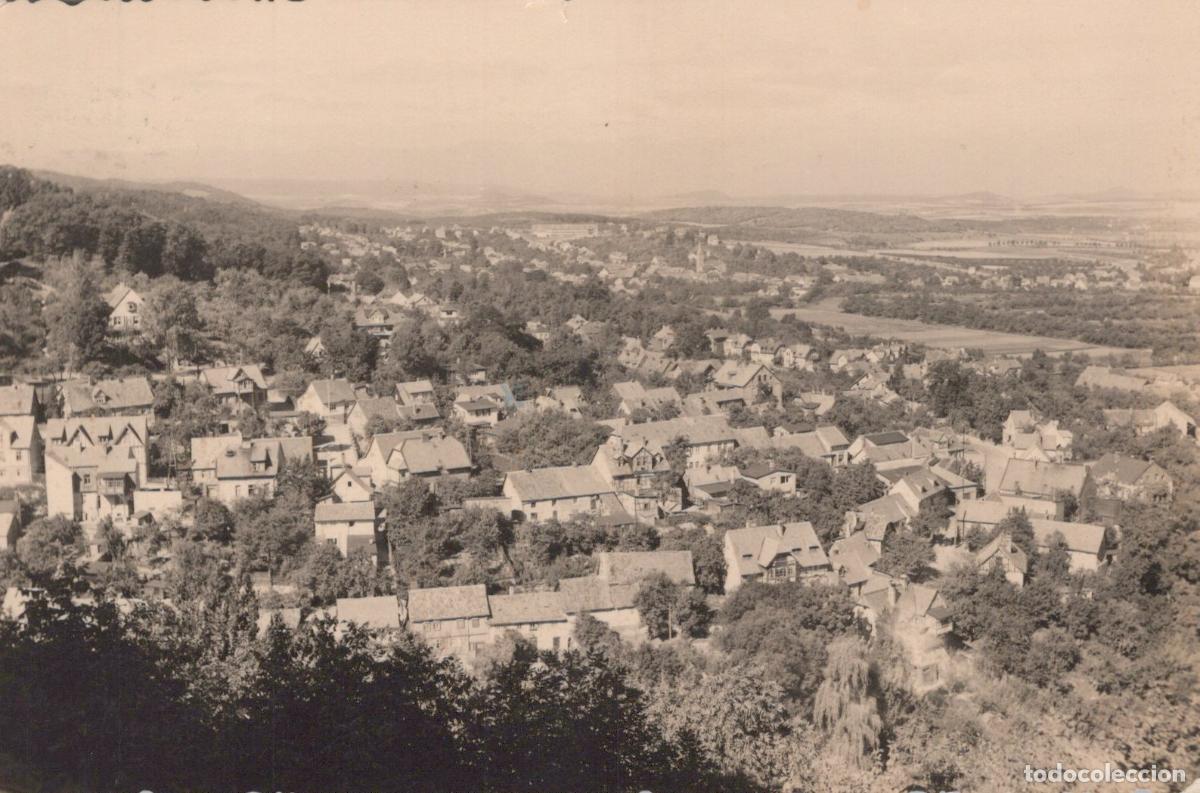 Postcards: Germany Gernrode Harz Mountains Panoramic View Town Landscape Vintage *YAY866