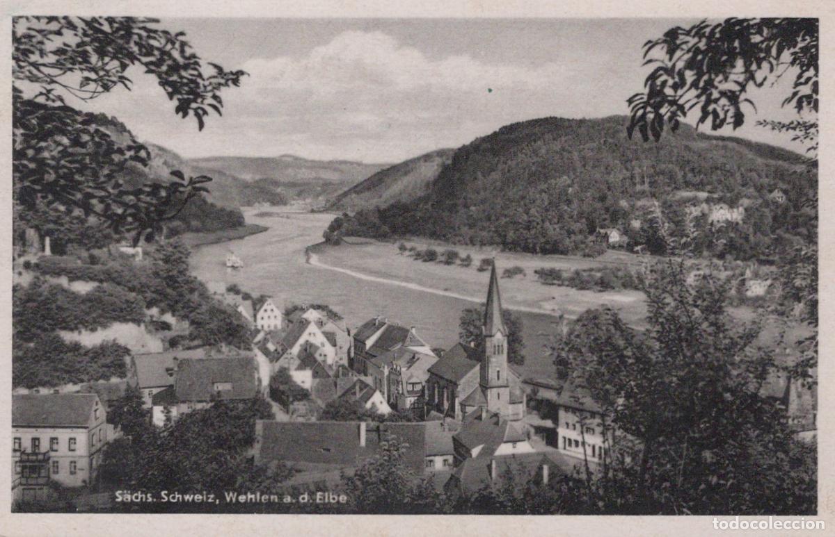 Postais: Germany Wehlen On the Elbe River *YAY914