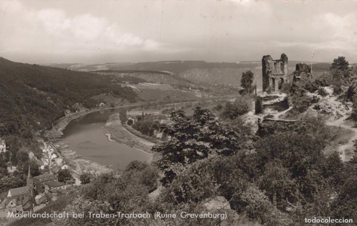 Postais: Germany Traben Trarbach Moselle Landscape Grevenburg Castle Ruins River *YAY916