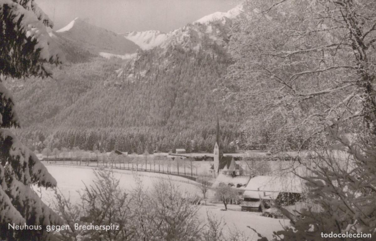 Postais: Germany Neuhaus Against Brecherspitz Winter Landscape With Church *YAY966