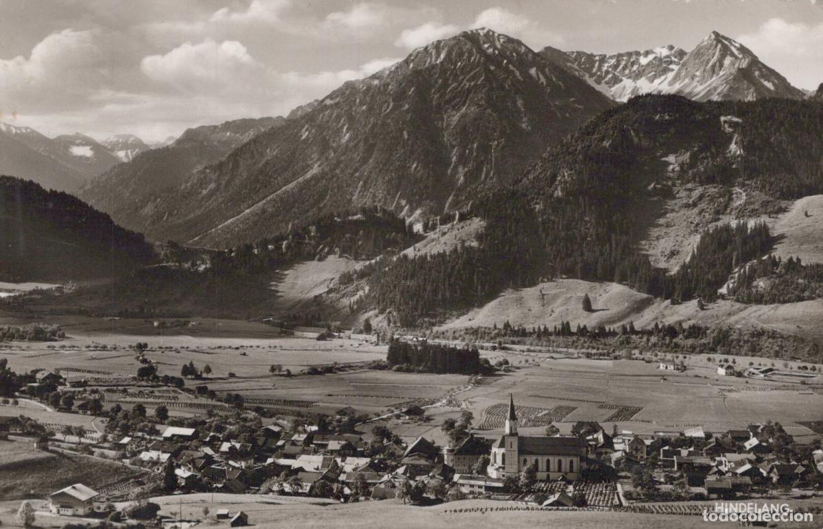 Postais: Germany Hindelang Allg&auml;u Village Church Mountain Landscape View *YAY911