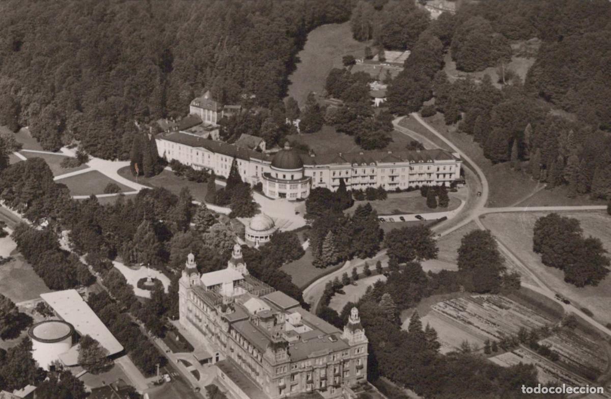 Postais: Germany Bad Wildungen F&uuml;rstenhof mit Badehotel Aerial View 1950s *YAY803