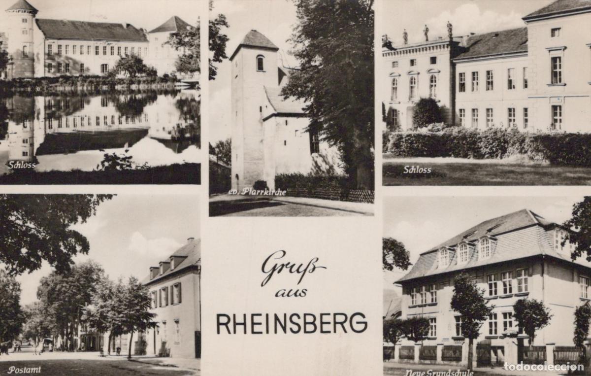 Postales: Germany Rheinsberg Multi View Schloss Pfarrkirche Postamt Neue *YAY976