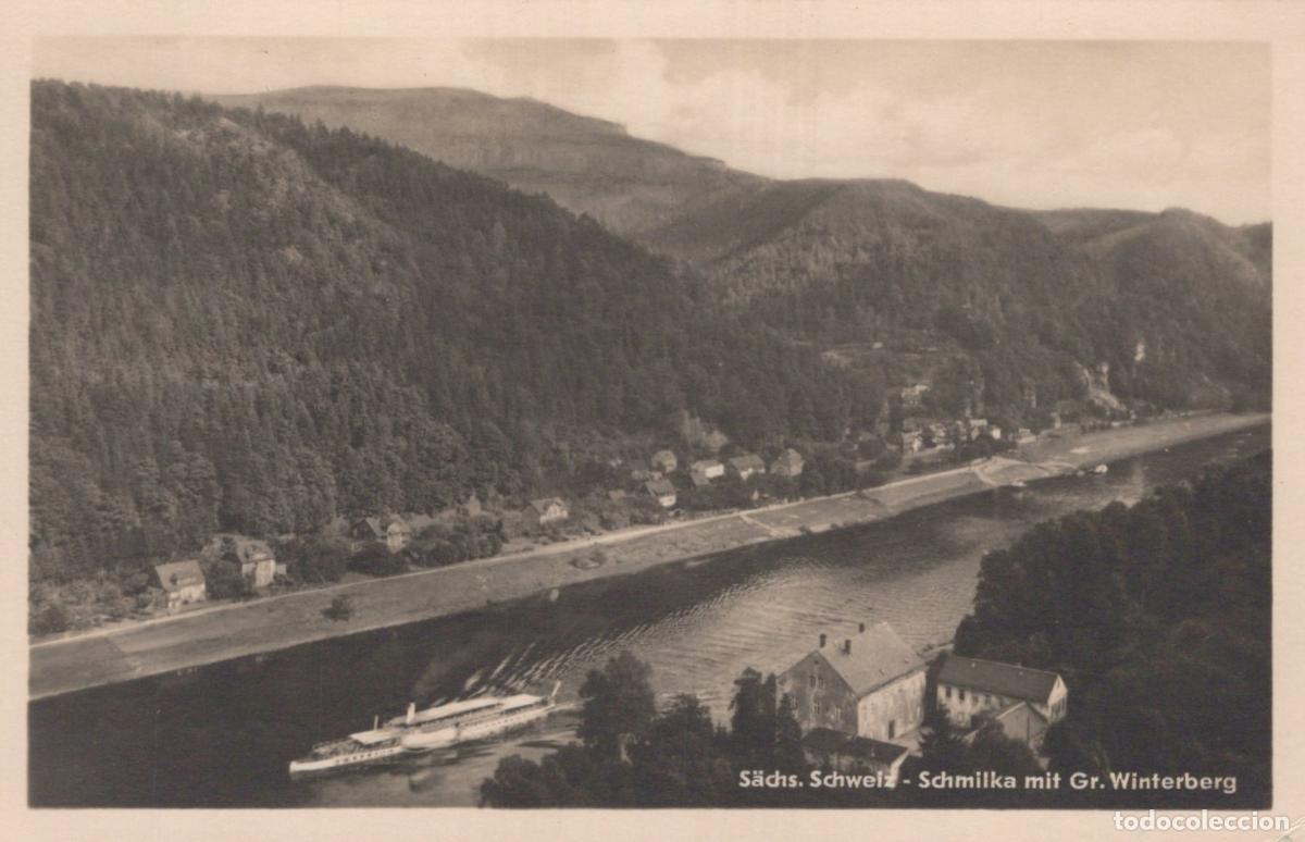 Postales: Germany Schmilka With Gr Winterberg Saxon Switzerland Elbe River *YAY942