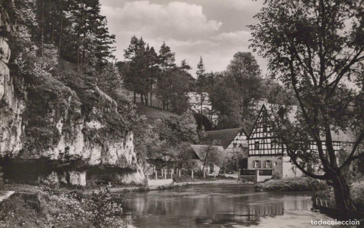 Postcards: Germany Velden an der Pegnitz Motif At the City MILL River Landscape *YAY948