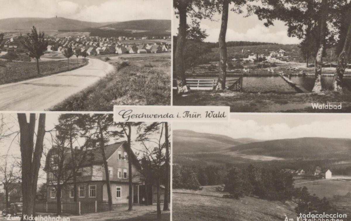 Postcards: Germany Geschwenda I Th&uuml;r Wald Kuckelh&auml;hnchen 1950s *YAY950