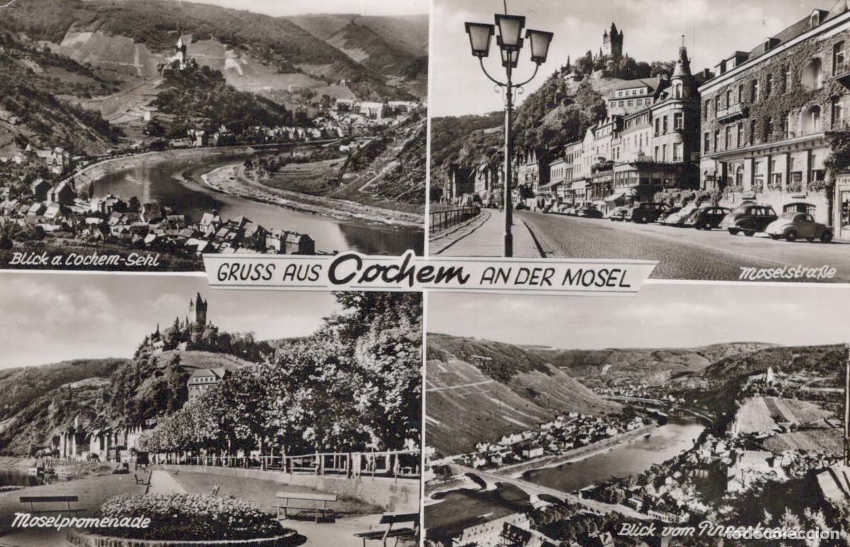 Postales: Germany Cochem An der Mosel Multi View Mosel River Promenade Moselstra&szlig;e *YAY823