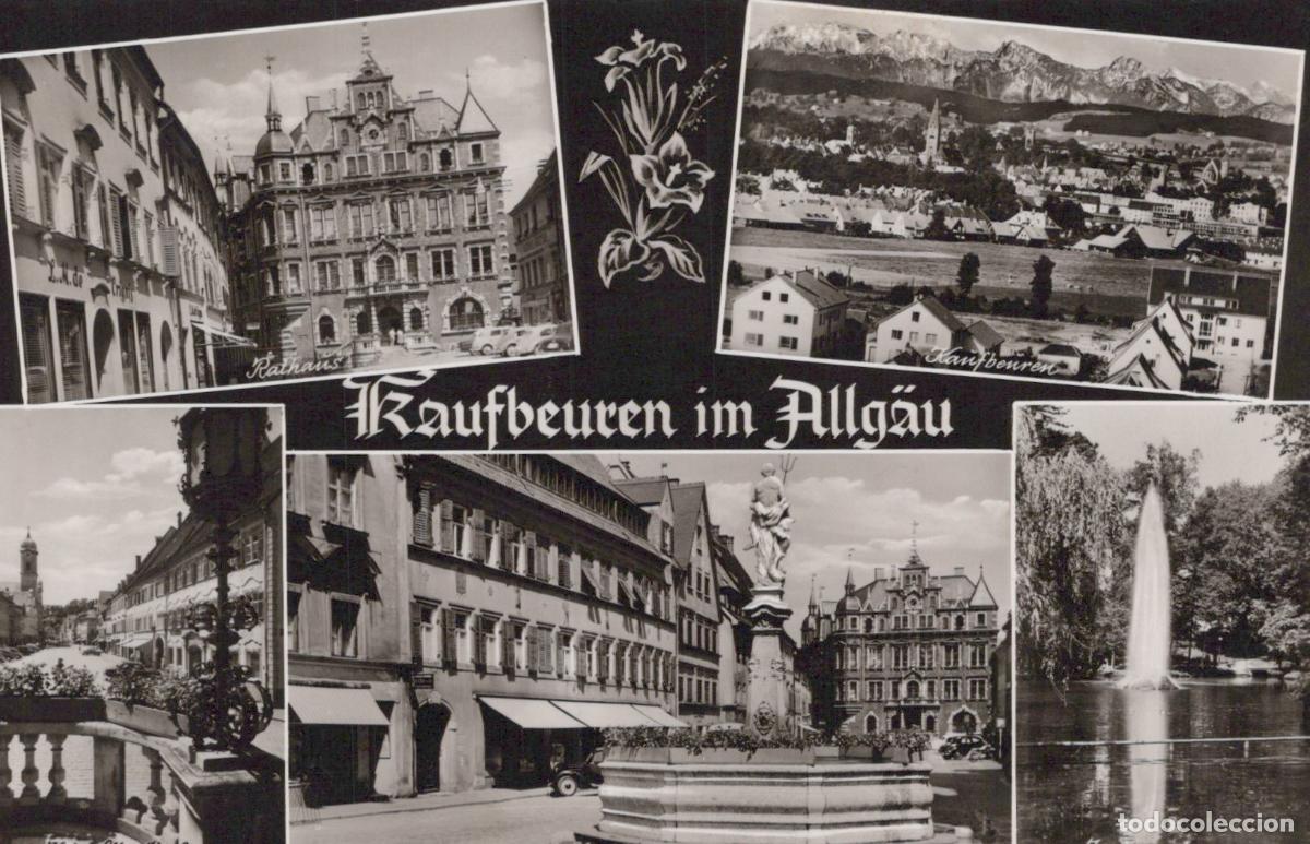 Postales: Germany Kaufbeuren IM Allg&auml;u City Views With Rathaus and Fountain *YAY710