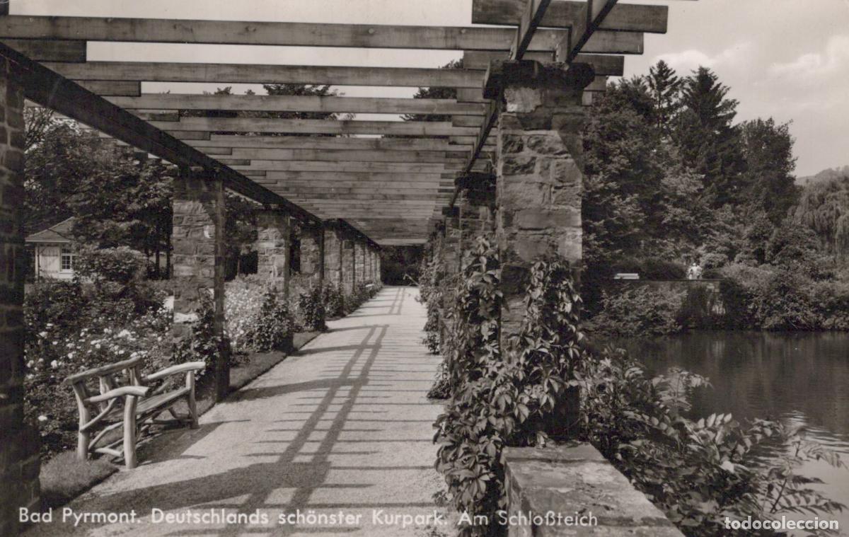Cartes Postales: Germany Bad Pyrmont S Most Beautiful Spa Park am Schlo&szlig;teich *YAY831
