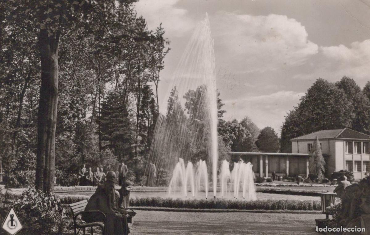 Cartes Postales: Germany Bad Lippspringe Kaiser Karls Park With Illuminated Real Photo *YAY722