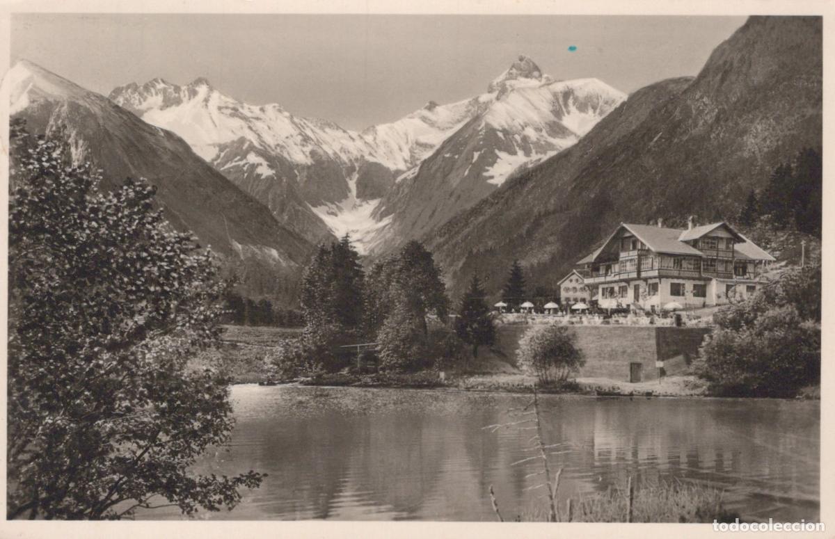 Cartes Postales: Germany Oberstdorf Christlessee Lake Hotel Mountains Real Photo *YAY843