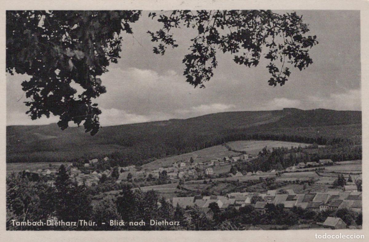 Cartoline: Germany Tambach Dietharz View of Dietharz Village and Landscape *YAY847