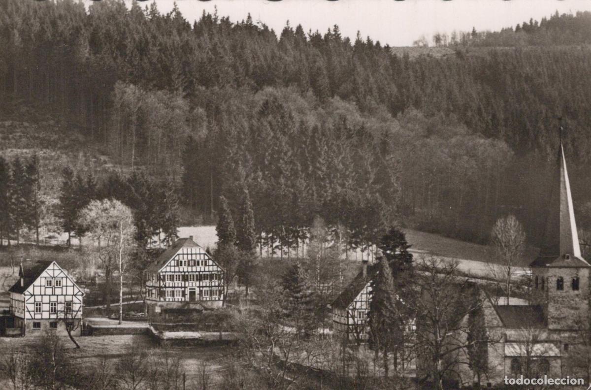 Postais: Germany Wiedenest Church and Half Timbered Houses 1950s *YAY758