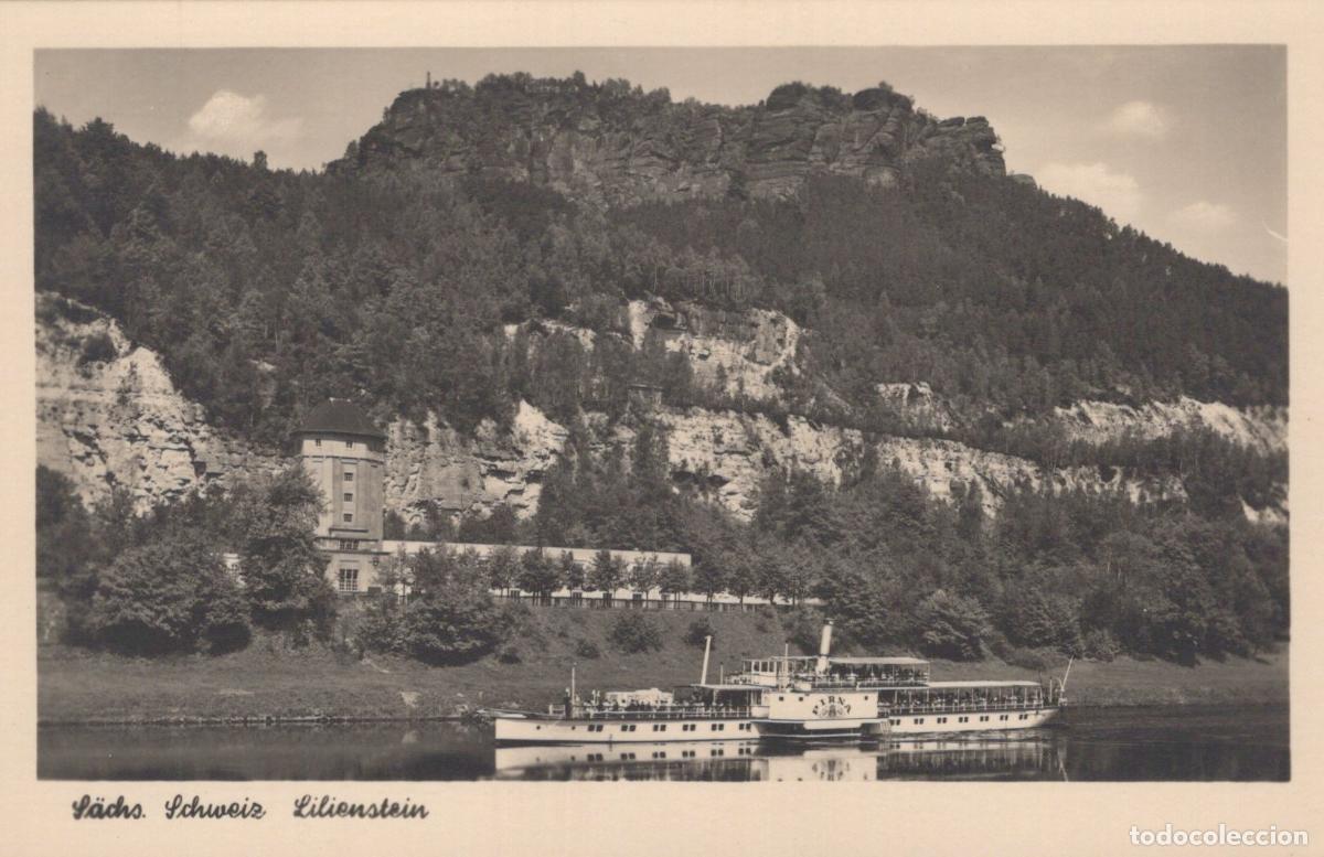Postais: Germany Lilienstein Mountain Saxon Switzerland Elbe River Unposted *YAY762