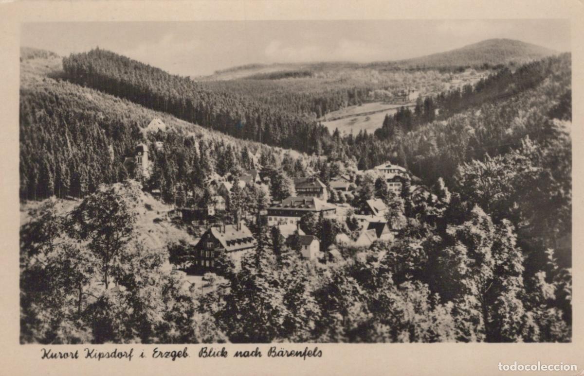 Postais: Germany Kipsdorf Kurort Erzgebirge View Towards B&auml;renfels Landscape *YAY861
