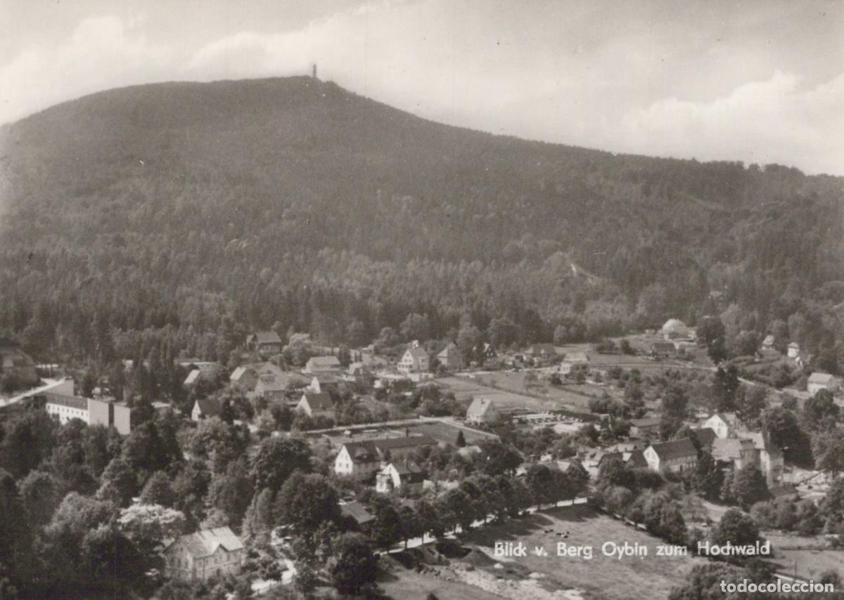 Postais: Germany Oybin Zittauer Gebirge View From Mountain To Hochwald Real Photo *YAY988