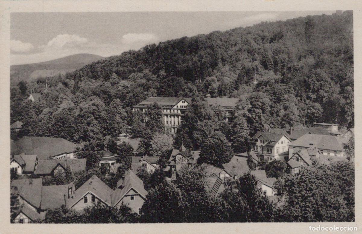 Postais: Germany Bad Liebenstein Kurhaus View 1950s Architecture Landscape *YAY880