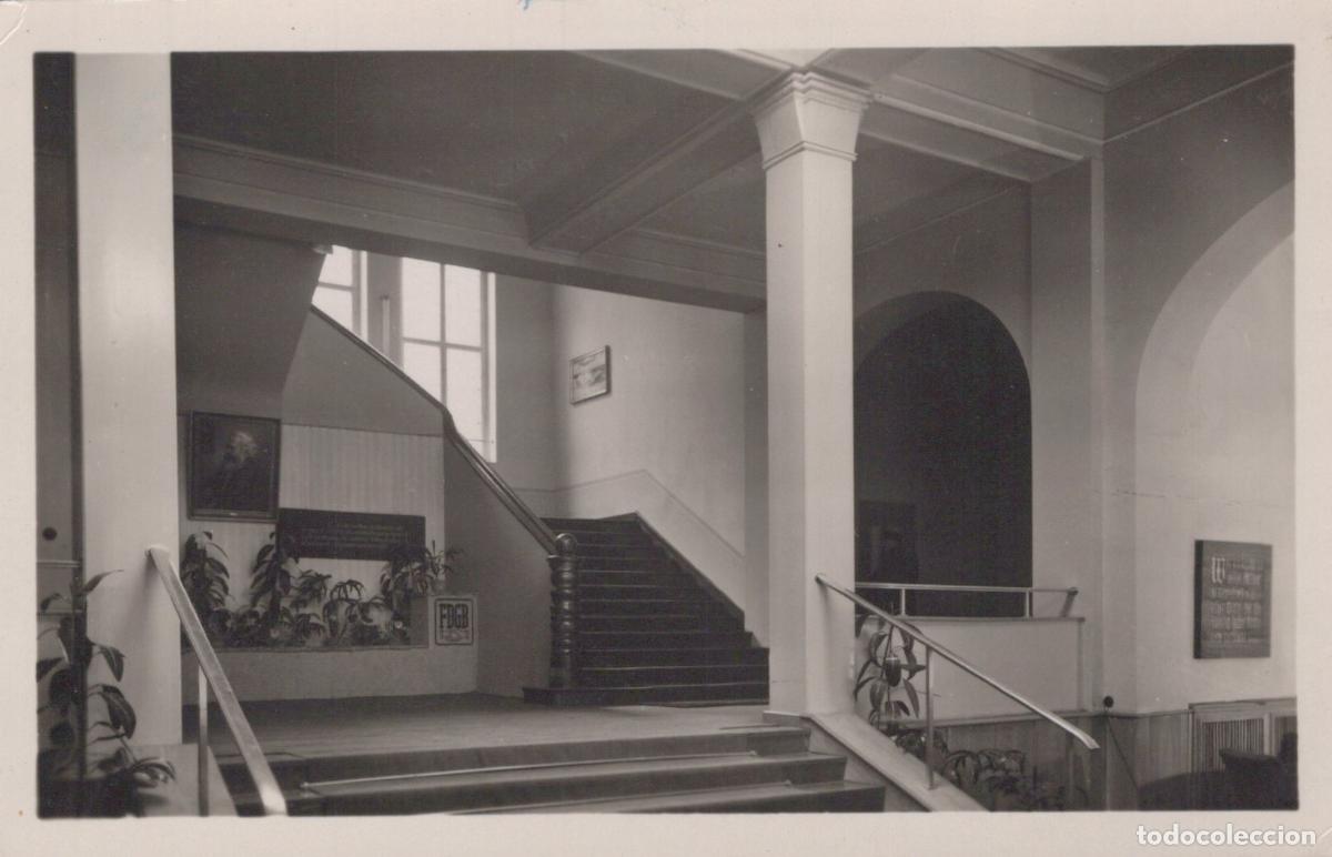 Cartes Postales: Germany Bad Elster Karl Marx Hof Sanatorium Vestibule Interior Staircase *YAY882