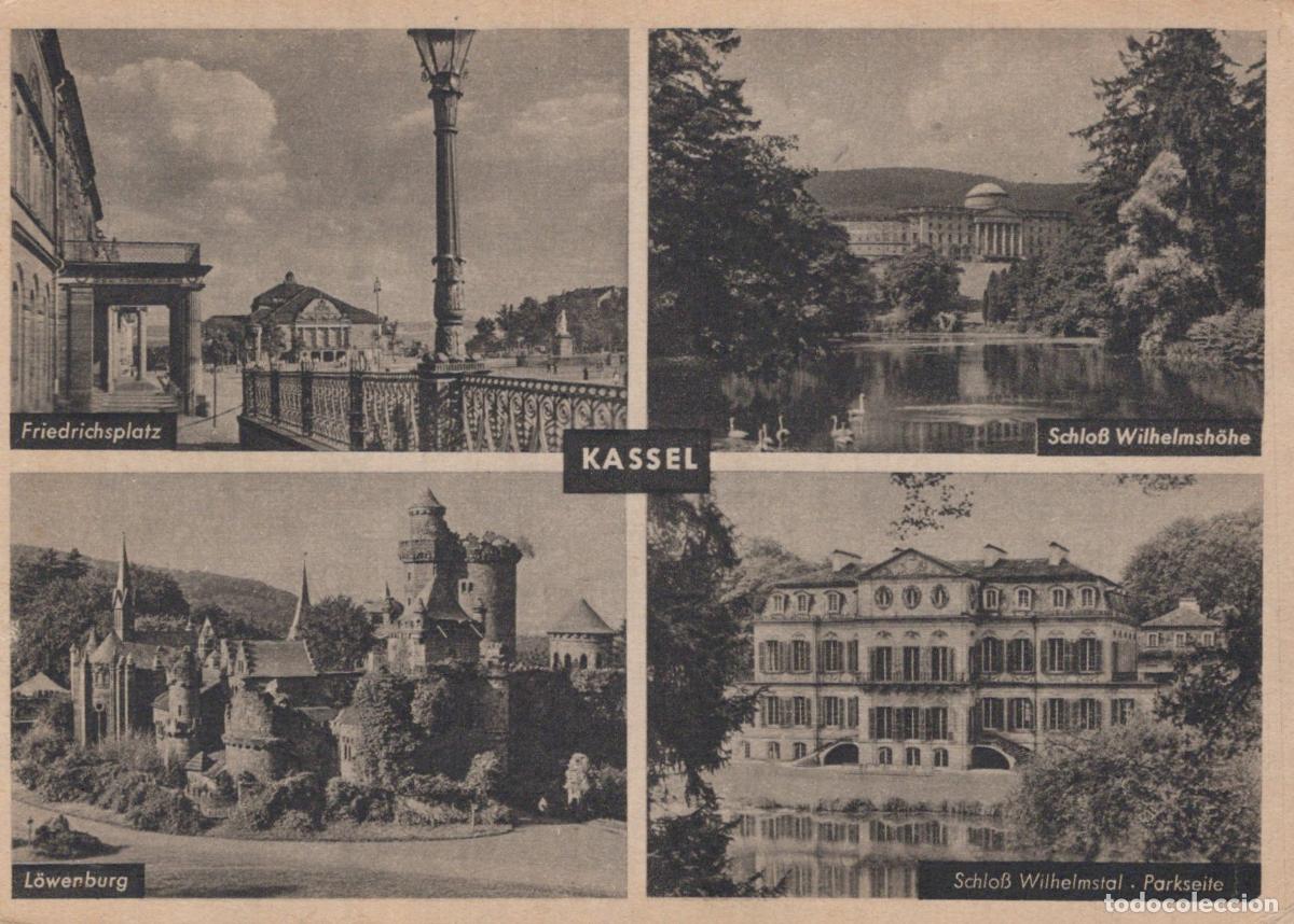 Postales: Germany Kassel Multi View Friedrichsplatz L&ouml;wenburg Wilhelmsh&ouml;he Castle *YAY979