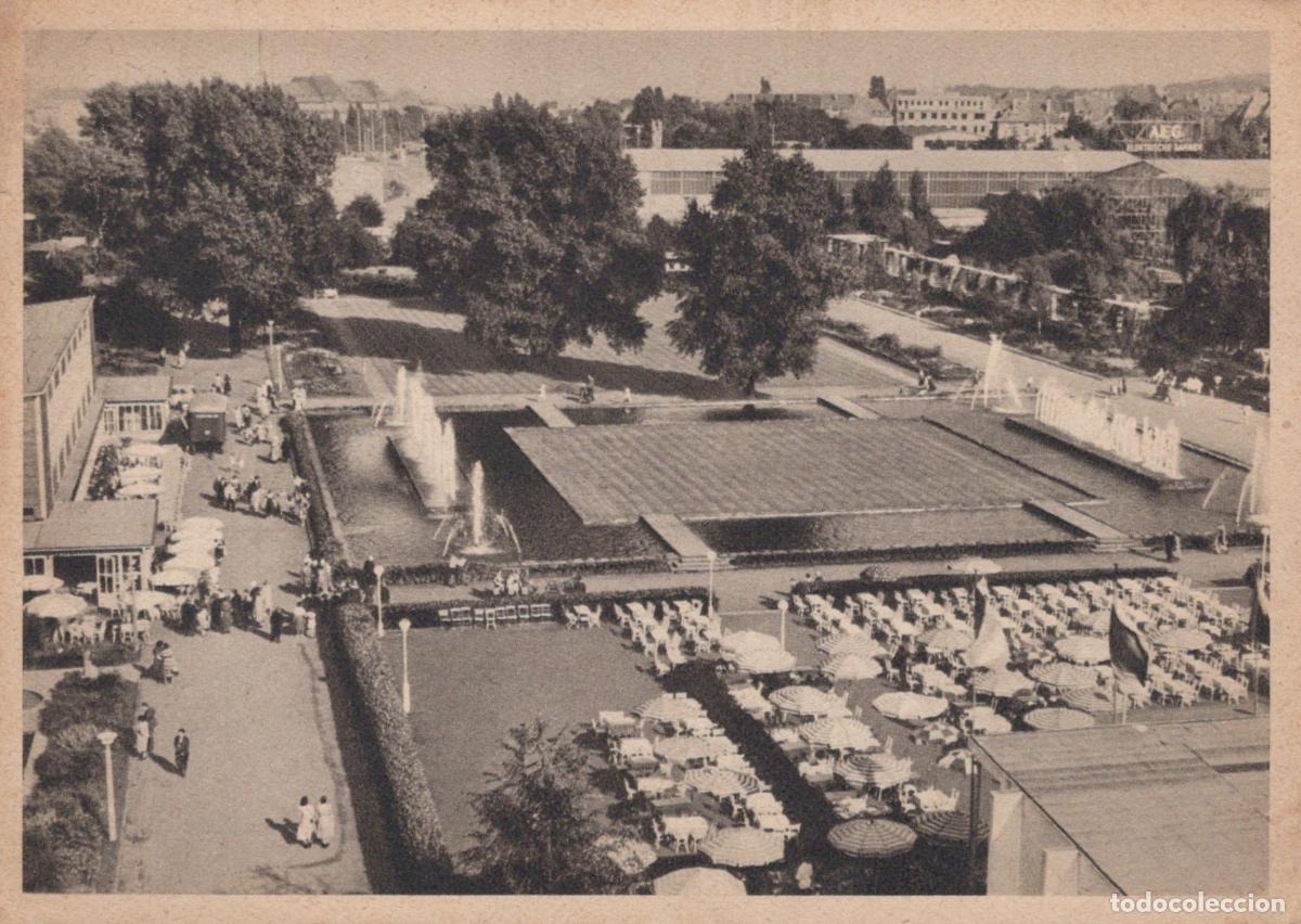 Postales: Germany Essen Grugapark Gardens Fountains Aerial View 1950s *YAY981