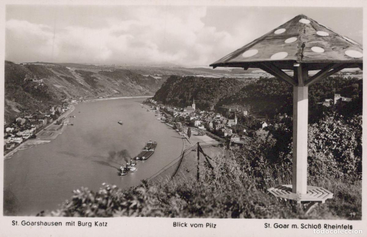 Postales: Germany St Goarshausen With Burg Katz St Goar With Schloss Rheinfels *YAY925