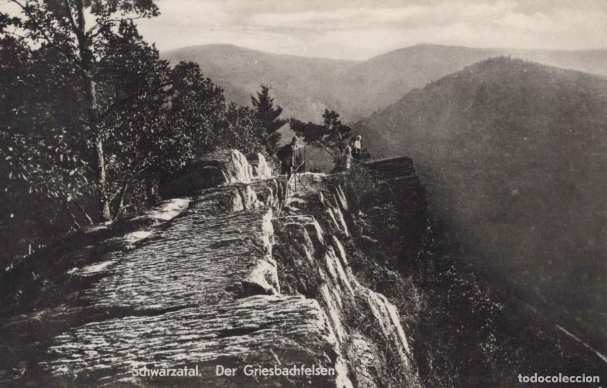 Postales: Germany Schwarzatal Der Griesbachfelsen Mountain Landscape View *YAY931