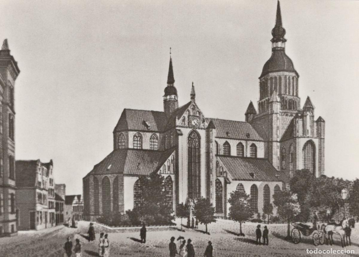 Postales: Germany Stralsund New Market End of 19th Century St Real Photo Unposted *YAY991