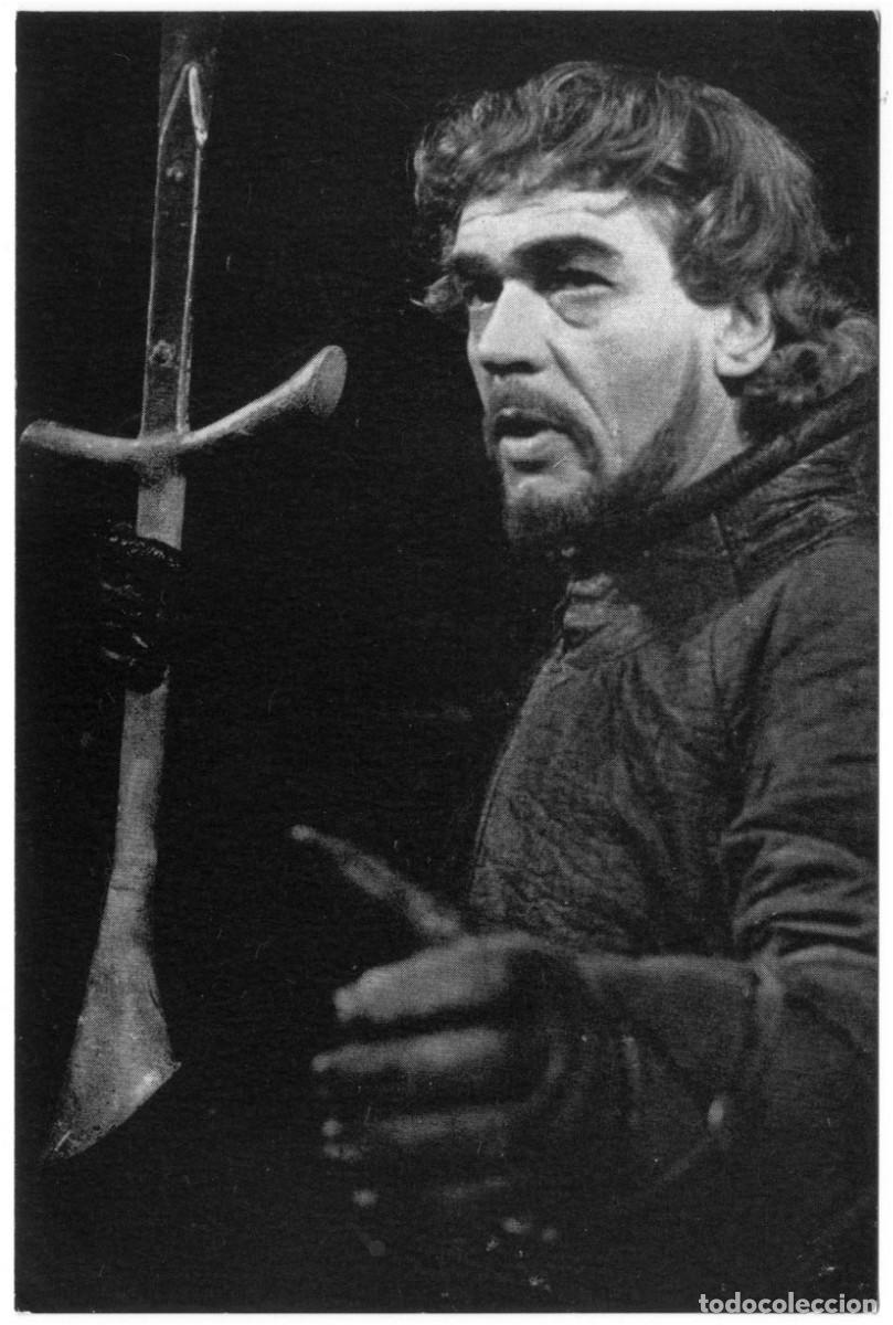 Postales: Paul Scofield (Macbeth)_Royal Shakespeare Company; 74. Photo Gordon Goode