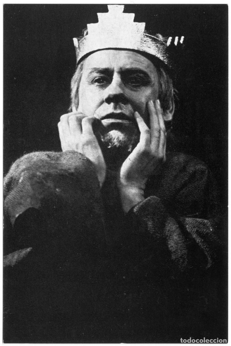 Postales: Emrys James as King John (1974)_Royal Shakespeare Company; 123. Photo Donald Cooper