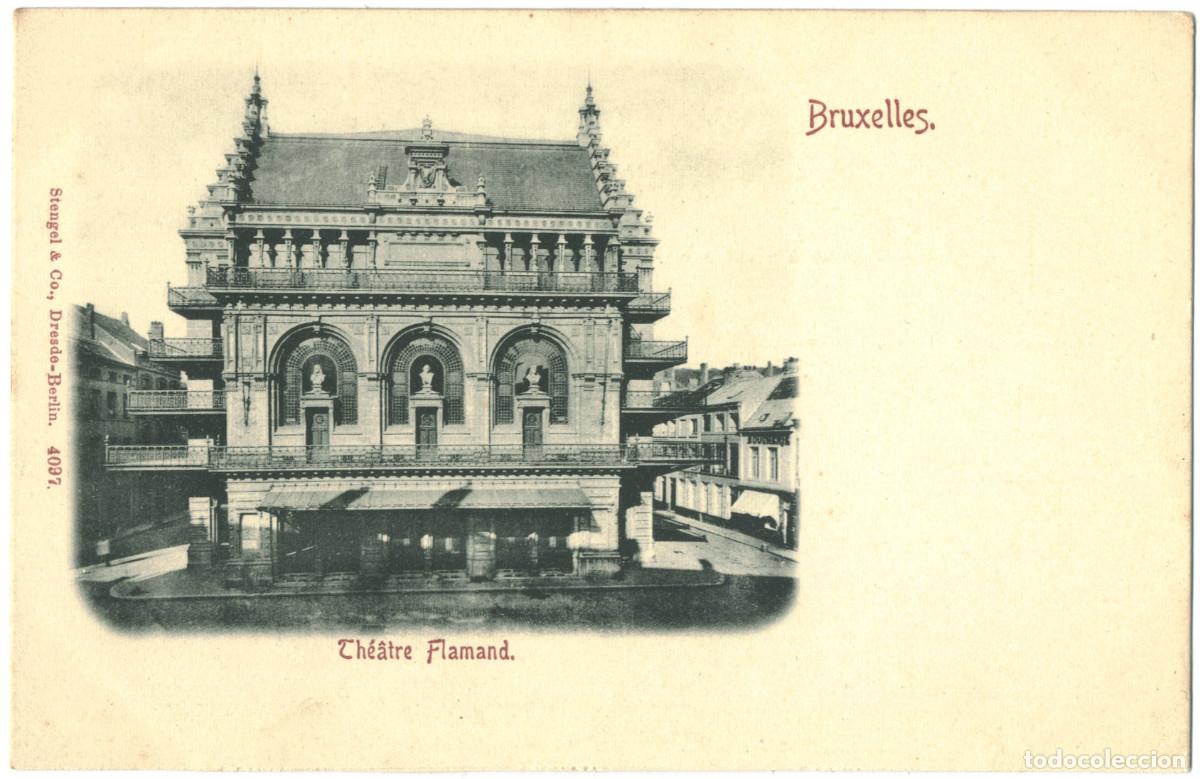 Postales: BRUXELLES_Th&eacute;&acirc;tre Flamand_Stengel; 4097 / Teatros de B&eacute;lgica