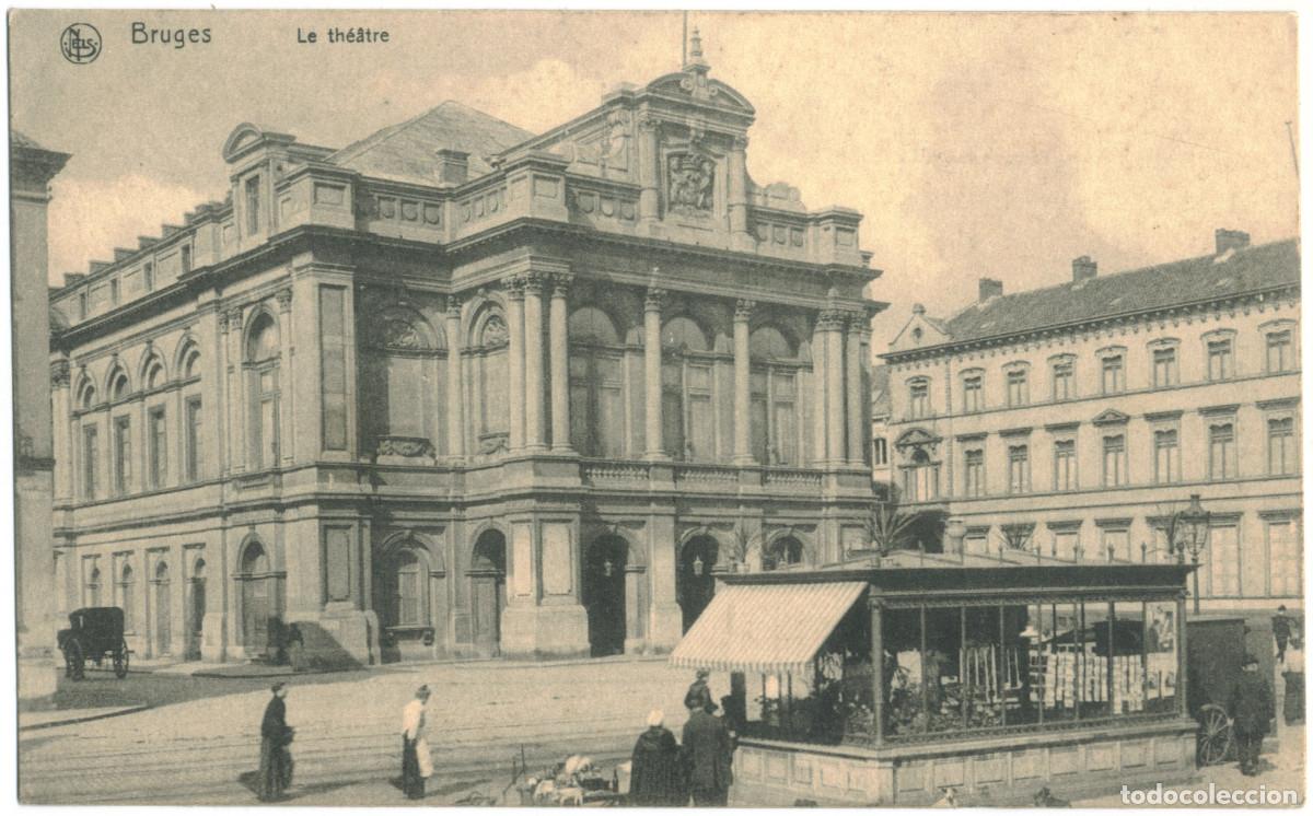 Postales: BRUGES_Th&eacute;&acirc;tre_Nels; 12-26 / Teatros de B&eacute;lgica