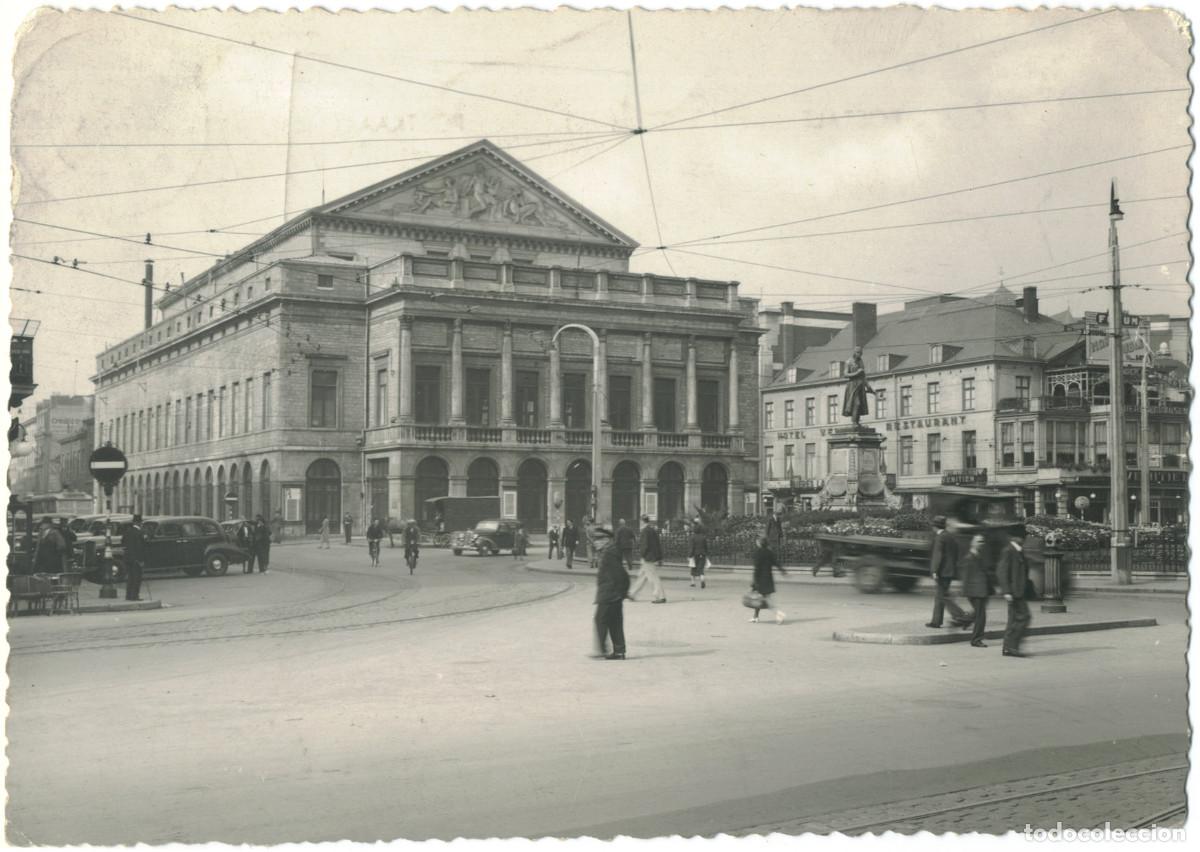 Cartes Postales: LI&Egrave;GE_Place de la R&eacute;publique Fran&ccedil;aise_Naturesite / Teatros de B&eacute;lgica