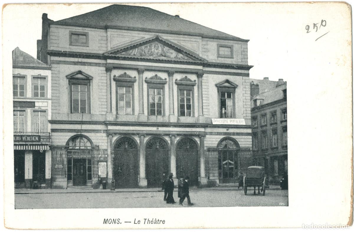 Cartes Postales: MONS_Th&eacute;&acirc;tre / Teatros de B&eacute;lgica