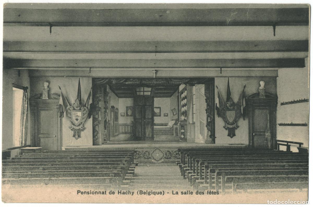 Postales: HACHY_Pensionnat. Salle des F&ecirc;tes_A. Breger / Teatros de B&eacute;lgica