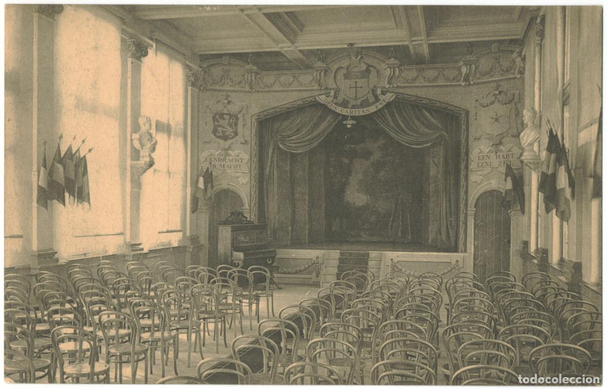 Postales: MELLE-lez-GAND_Caritas. Salle des F&ecirc;tes_Ern. Thill & Nels / Teatros de B&eacute;lgica