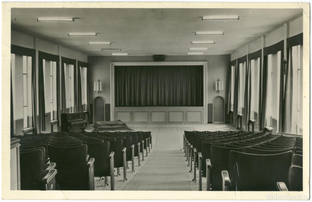 Postales: HANNUT_Coll&egrave;ge Sainte-Croix. Salle des F&ecirc;tes_Firme C. Dirix-Werck / Teatros de B&eacute;lgica