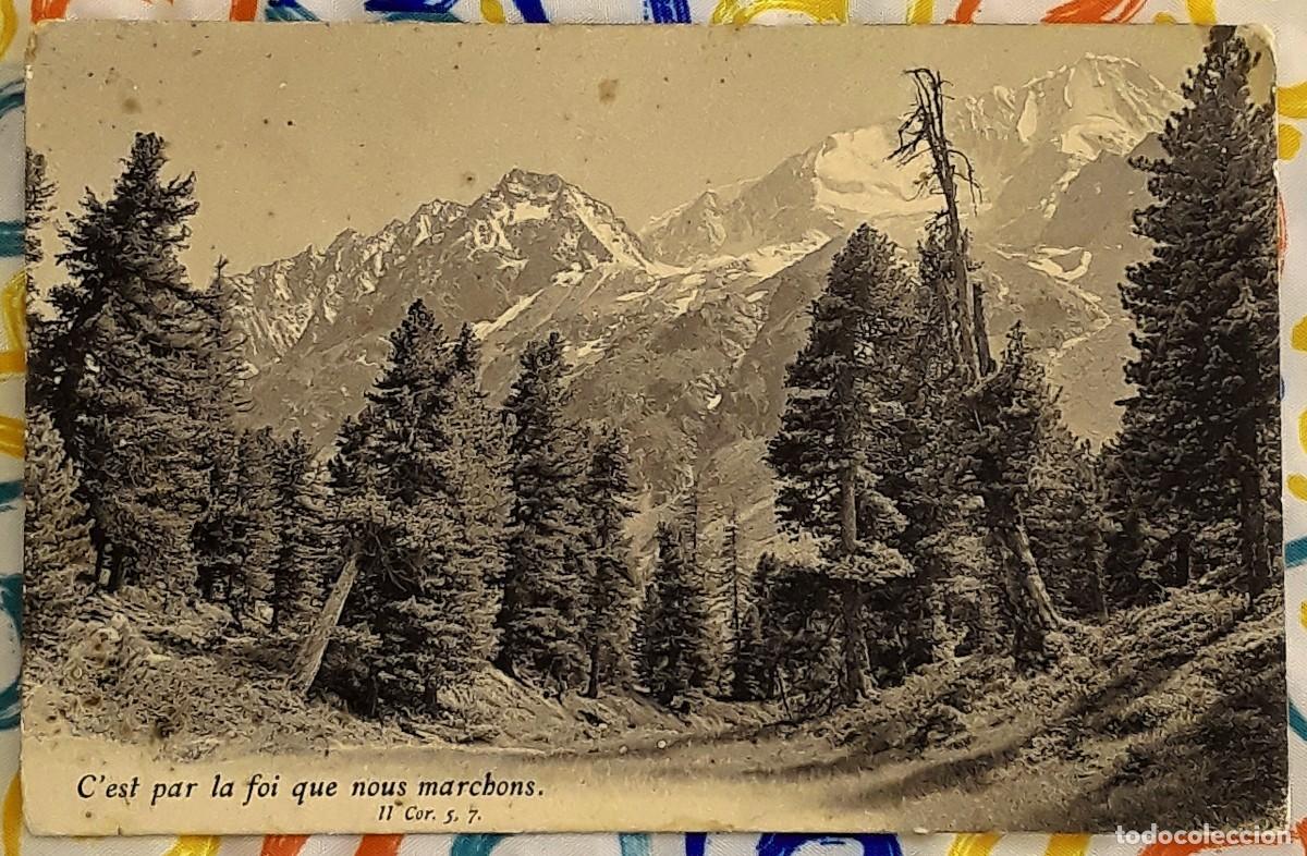 Postales: Postal antigua de Francia de 1907 - Alpes suizos