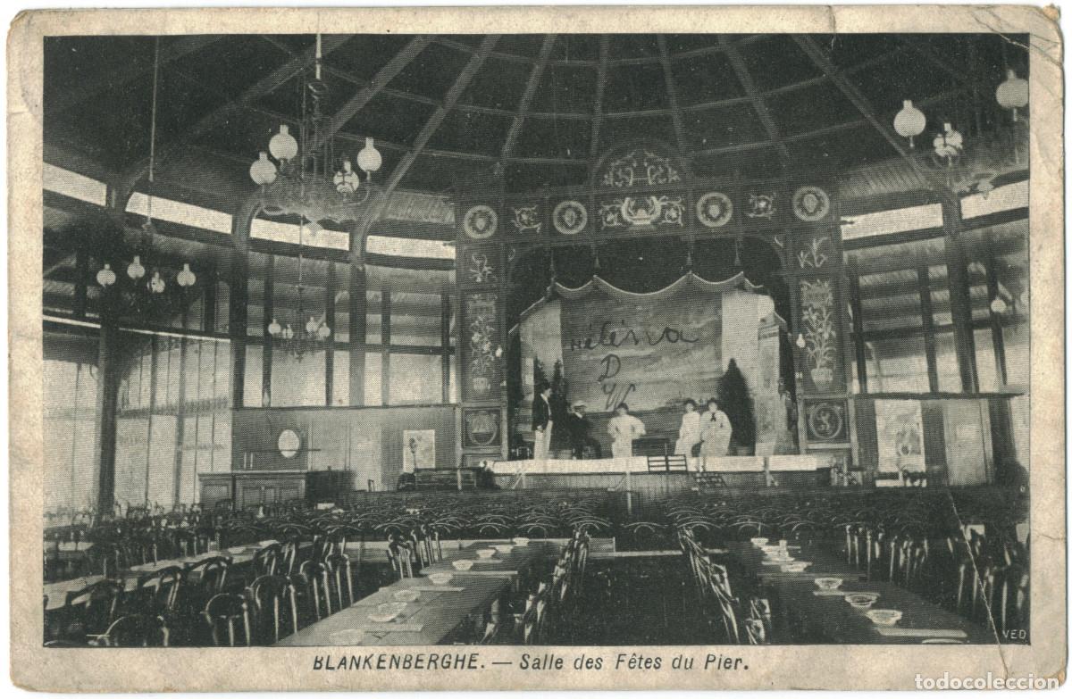 Postales: BLANKENBERGHE_Salle des F&ecirc;tes du Pier_VED / Teatros de B&eacute;lgica