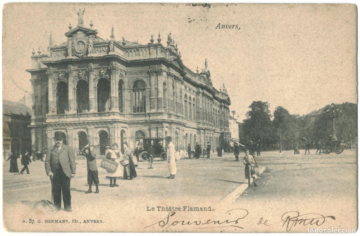 Postales: ANVERS_Le Th&eacute;&acirc;tre Flamand_G. Hermans; 57 / Teatros de B&eacute;lgica