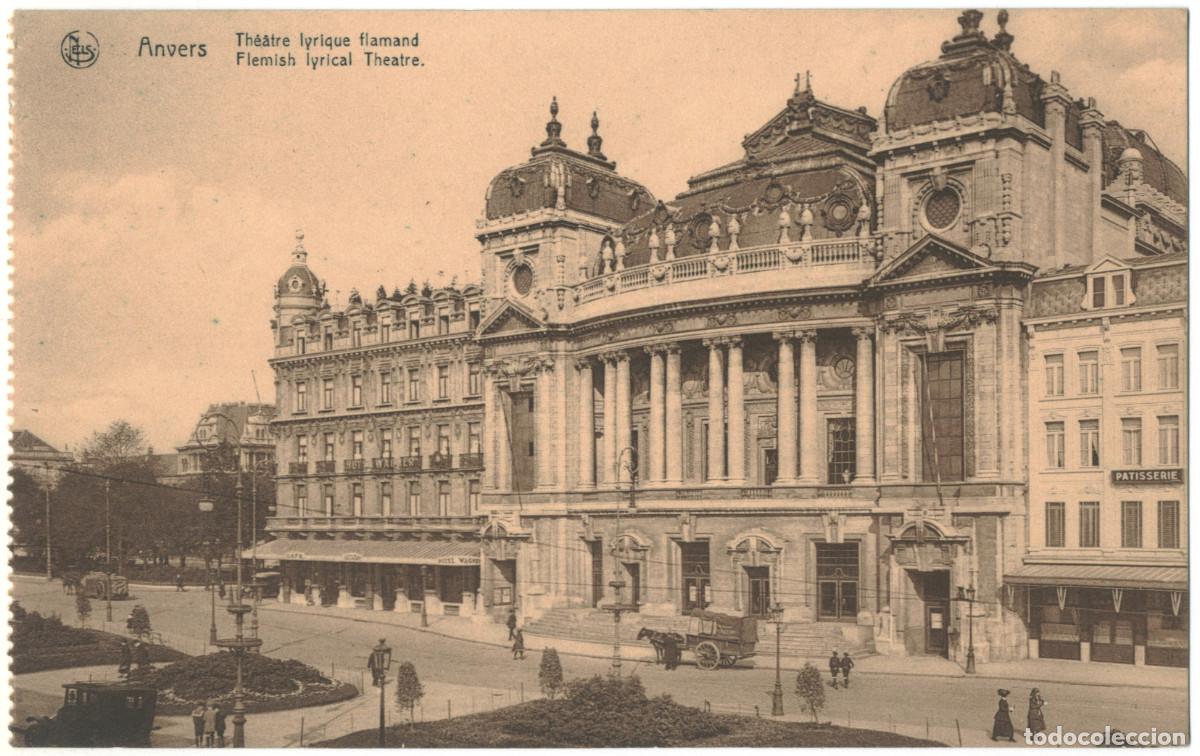 Postales: ANVERS_Th&eacute;&acirc;tre Lyrique Flamand (Flemish lyrical Theatre)_Nels / Teatros de B&eacute;lgica