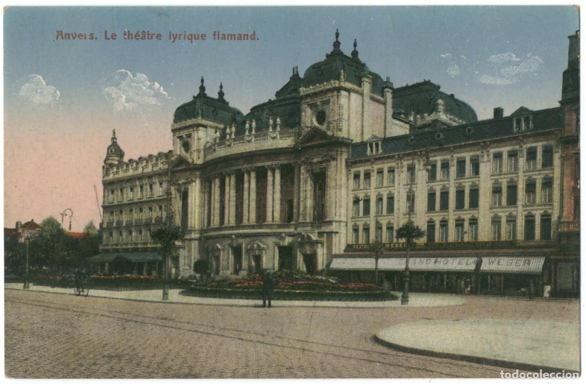 Postales: ANVERS_Le Th&eacute;&acirc;tre lyrique Flamand e_CF Br / Teatros de B&eacute;lgica
