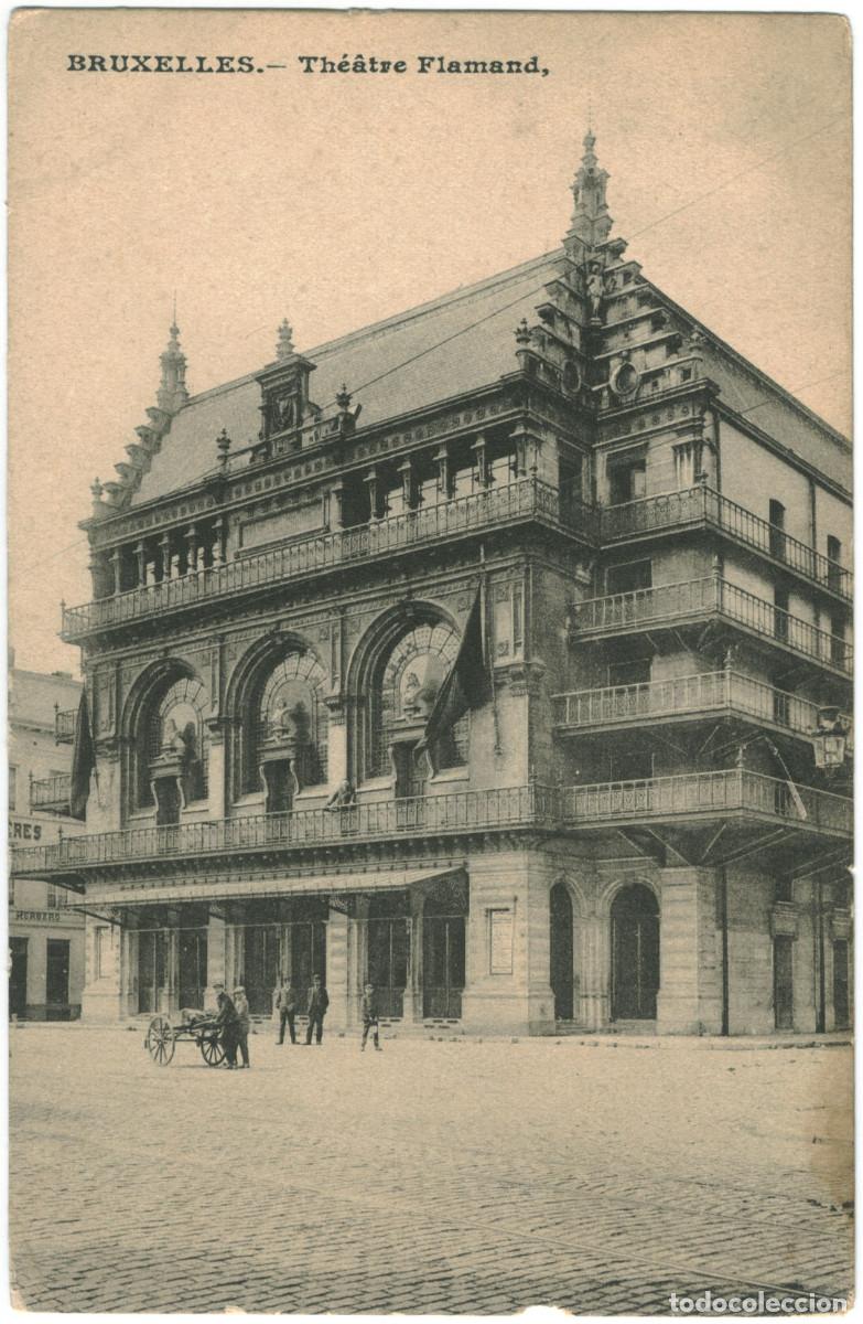 Cartoline: BRUXELLES_Th&eacute;&acirc;tre Flamand / Teatros de B&eacute;lgica