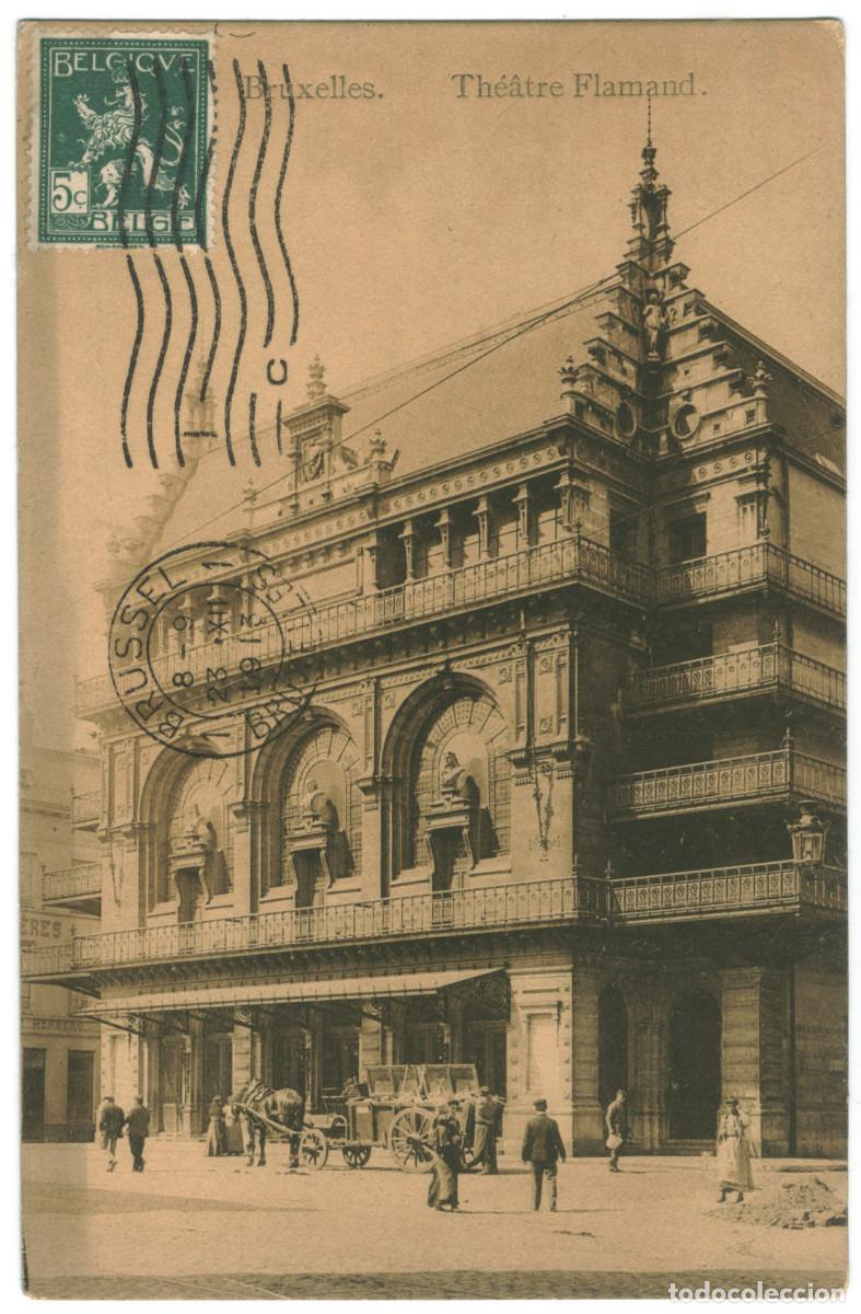 Postais: BRUXELLES_Th&eacute;&acirc;tre Flamand / Teatros de B&eacute;lgica