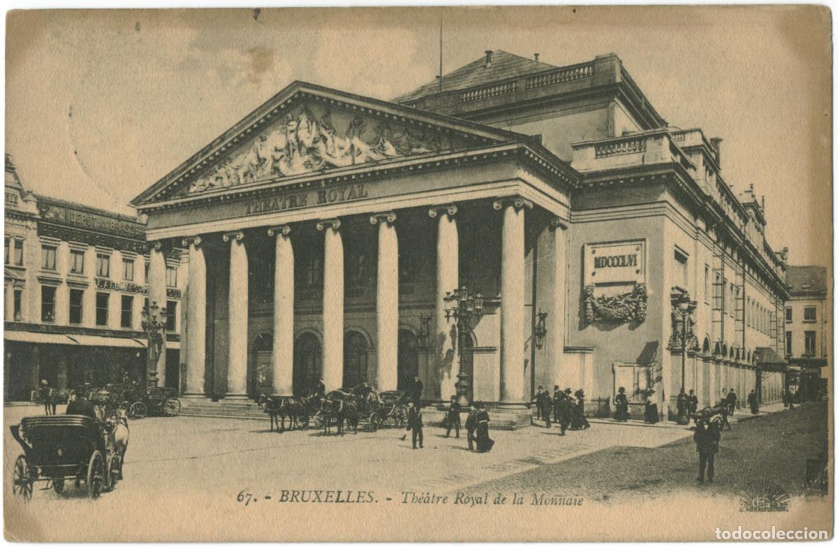 Postais: BRUXELLES_Th&eacute;&acirc;tre Royal de la Monnaie_Hend Georges; 67 / Teatros de B&eacute;lgica