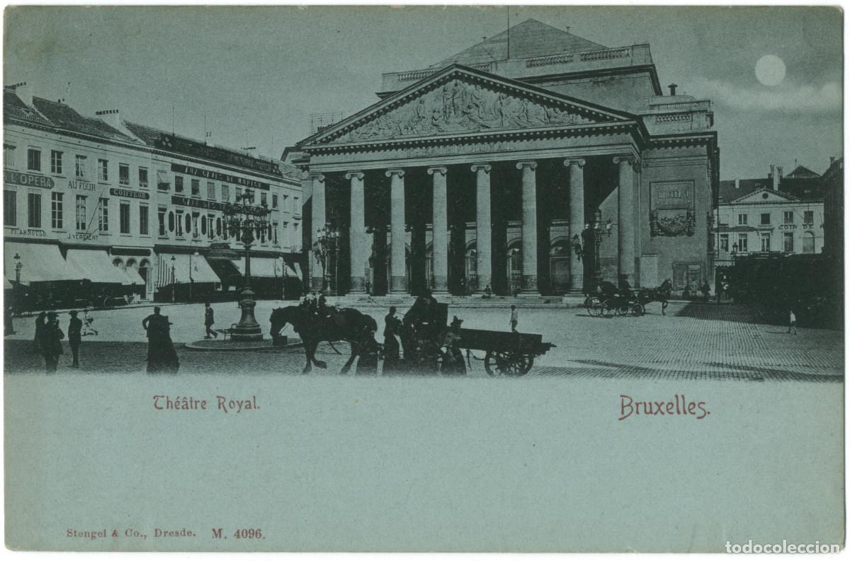 Postais: BRUXELLES_Th&eacute;&acirc;tre Royal_Stengel; 4096 / Teatros de B&eacute;lgica